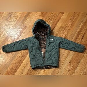 Kids 5t reversible the  north face coat